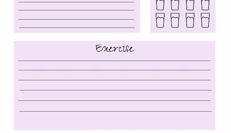 weight loss printable journal