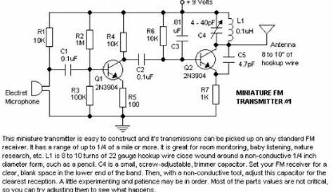 30 km fm transmitter circuit diagram