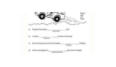 second grade english worksheets