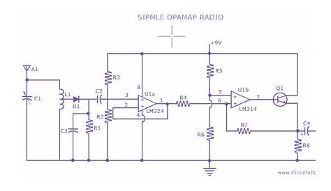 radio frequency amplifier circuit diagram