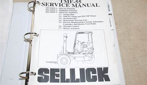 Sellick Forklift Service Manual
