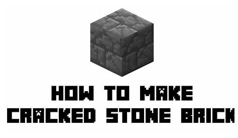 Minecraft Survival: How to Make Cracked Stone Brick - YouTube