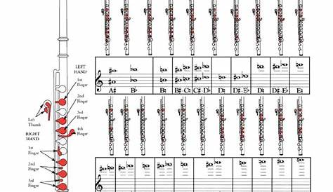 finger chart for flute