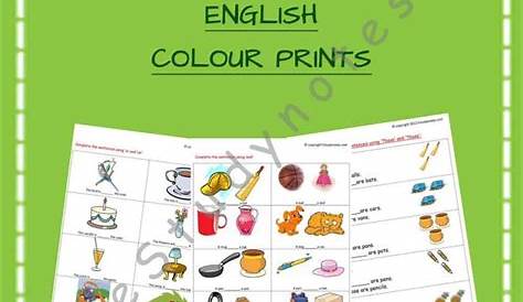 senior kg english worksheets hard copy - EStudyNotes