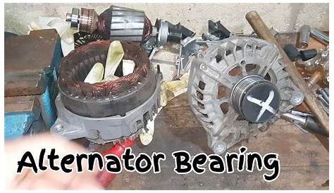 Alternator Repair Noisy Bearings Replacement - YouTube