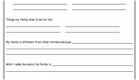family dynamics worksheets pdf