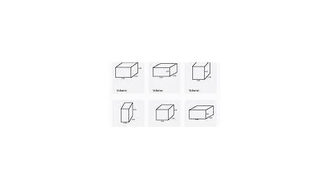 volume cubes worksheets