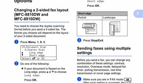 3 sending a fax, Additional sending options, Sending faxes using