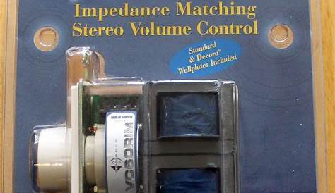 impedance matching volume control schematic