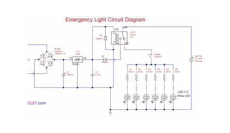 emergency lighting circuit wiring diagram