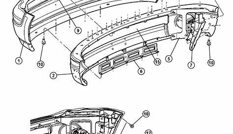Dodge Ram 1500 Panel. Front bumper. Panelbody - 55077898AB | Factory Chrysler Parts, Bartow FL