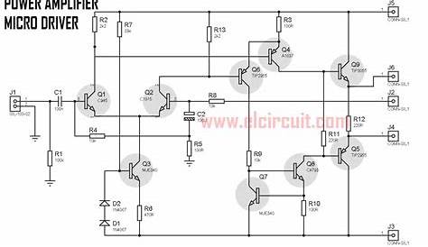 Power Amplifier Micro Driver - Electronic Circuit