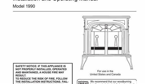 Intrepid II Wood Burning Stove Installation and Operating Manual | Manualzz