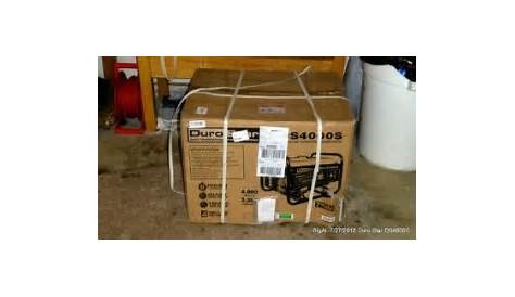 DuroStar DS4000S 4,000 Watt 7.0 HP OHV 4-Cycle Gas Powered Portable