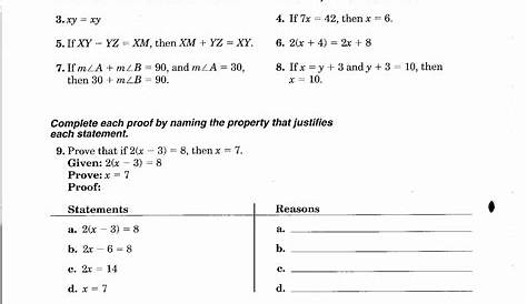 geometric proof practice worksheet