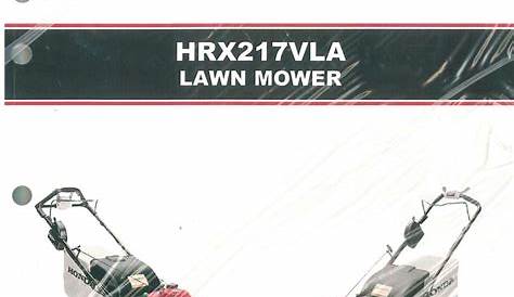 honda lawn mower hrx217 manual