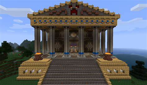 Temple of the Holy Creeper (greek / roman style) Minecraft Map