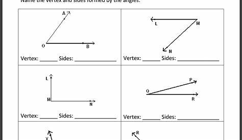 4th grade math lines rays and angles