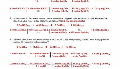 stoichiometry balancing equations worksheet answers
