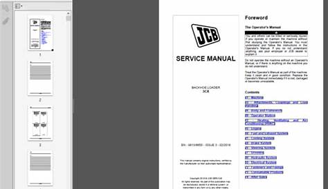 JCB 3CX Backhoe Loader Service Repair Manual - PDF Download