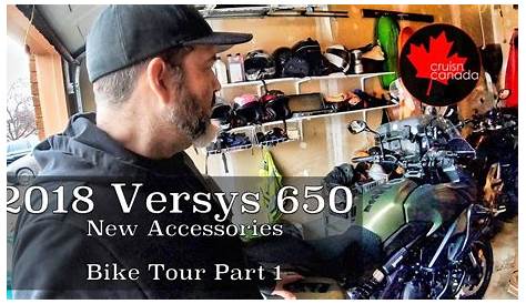 New Accessories For Our 2018 Kawasaki Versys 650 | Part 1 - YouTube