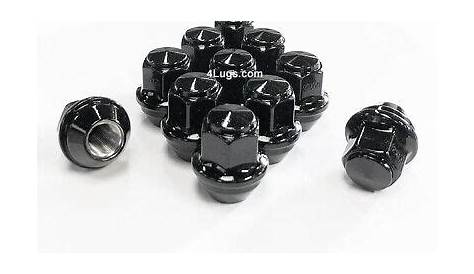 2005-14 12x1.5 Solid One Piece Ford Focus Lug Nuts For Stock Wheels