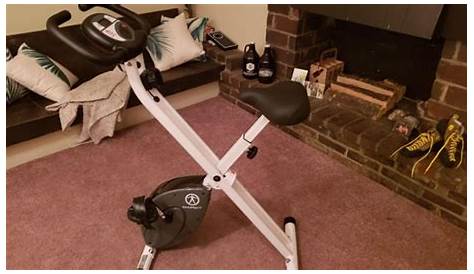 Marcy Foldable Upright Exercise Bike Review - YouTube