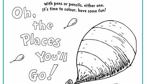 Oh, the Places You'll Go! by Dr Seuss - Activity Sheets by