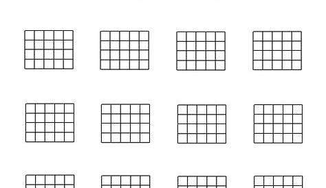guitar blank chord chart