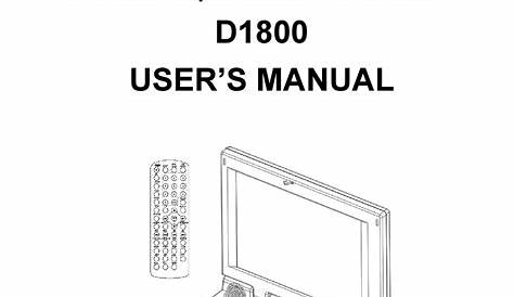 audiovox d1812pkg manual