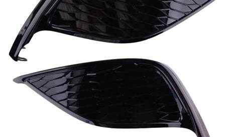 1Pair Front Bumper Fog Light Cover Bezel Fit For Toyota Camry SE XSE