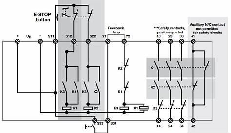 switches - Explanation of structure and function of a safety relay