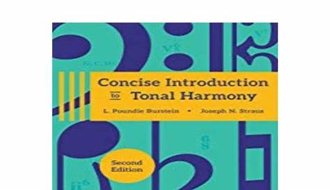 concise introduction to tonal harmony 2nd edition pdf