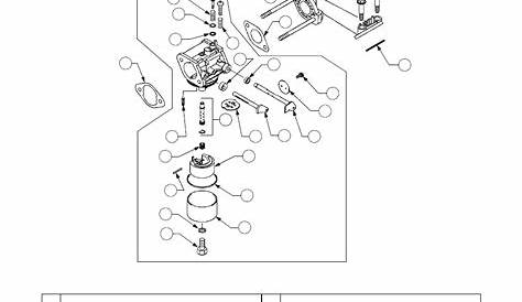 Carburetor/intake manifold | Cub Cadet 1525 User Manual | Page 36 / 39