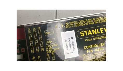 Stanley R185101 MC521 Pro Control - Dual-Rebuilt