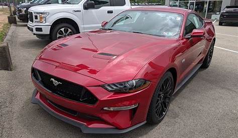 New 2020 Ford Mustang GT Premium in Rapid Red Metallic Tinted Clearcoat