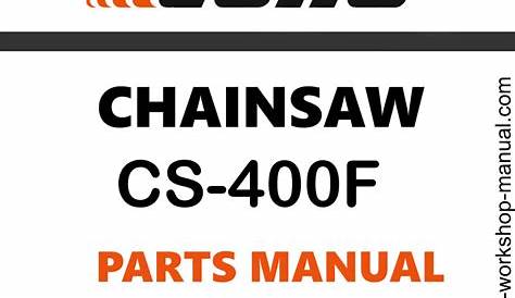 Echo CS-400F Parts List Manual - CWM