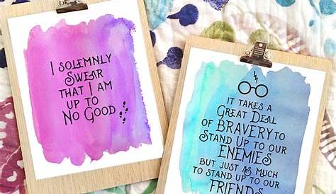 harry potter quote printables