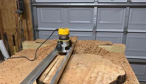 Home made router sled, learned this here. New to woodworking and no