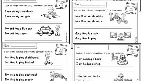 2nd Grade Free Sentence Writing Worksheets – Thekidsworksheet