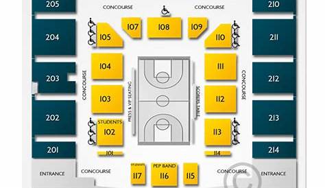 Kress Events Center Seating Chart | Vivid Seats