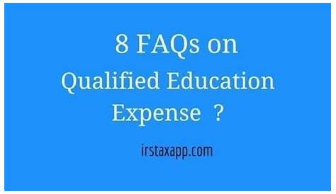qualified education expenses worksheets