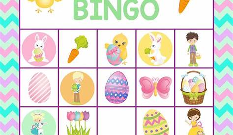 Printable Easter Bingo Cards For Adults - Printable Bingo Cards