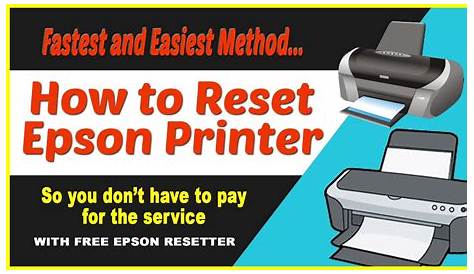 How to Reset Epson Printers the Fastest and Easiest Way - YouTube