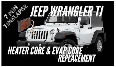 heater core replacement 2011 jeep wrangler