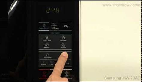 how to set clock on samsung me19r7041fs