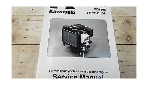 Kawasaki Manual 4-Stroke V-Twin Factory Service FD671D FD711D FD750D