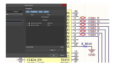 Routing Differential Pairs in PCB Schematics with Altium Designer | PCB