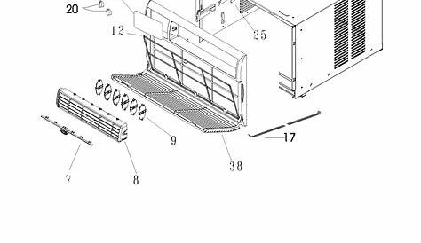 FRIGIDAIRE AIR CONDITIONER Parts | Model FAC083K7A1 | Sears PartsDirect