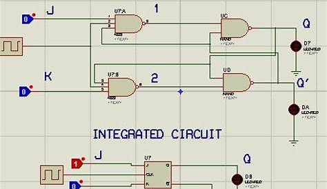 Sequential Circuit With Jk Flip Flop - Circuit Diagram